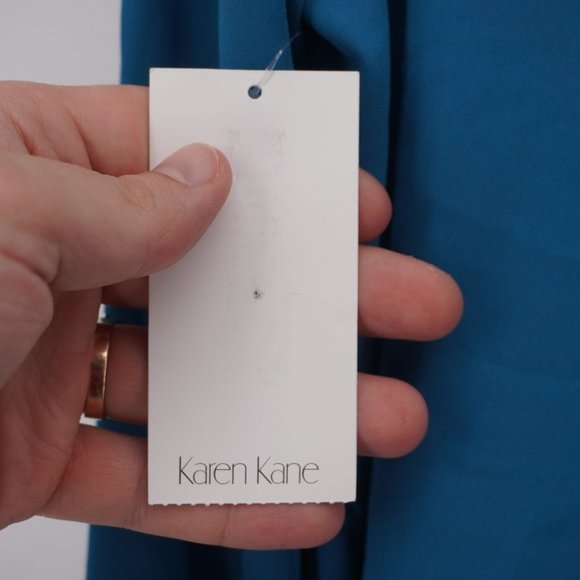 Karen Kane Teal Blouse - Picture 5 of 7